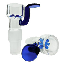 Bong ND Pfeife mit Sieb, blau - zwei Größen