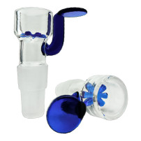 Bong ND Pfeife mit Sieb, blau - zwei Größen
