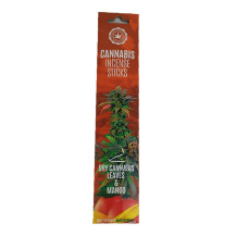 Cannabis-Räucherstäbchen – Mango und getrocknete Blätter