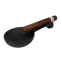 Zigarrenaschenbecher Schwarz Eins
