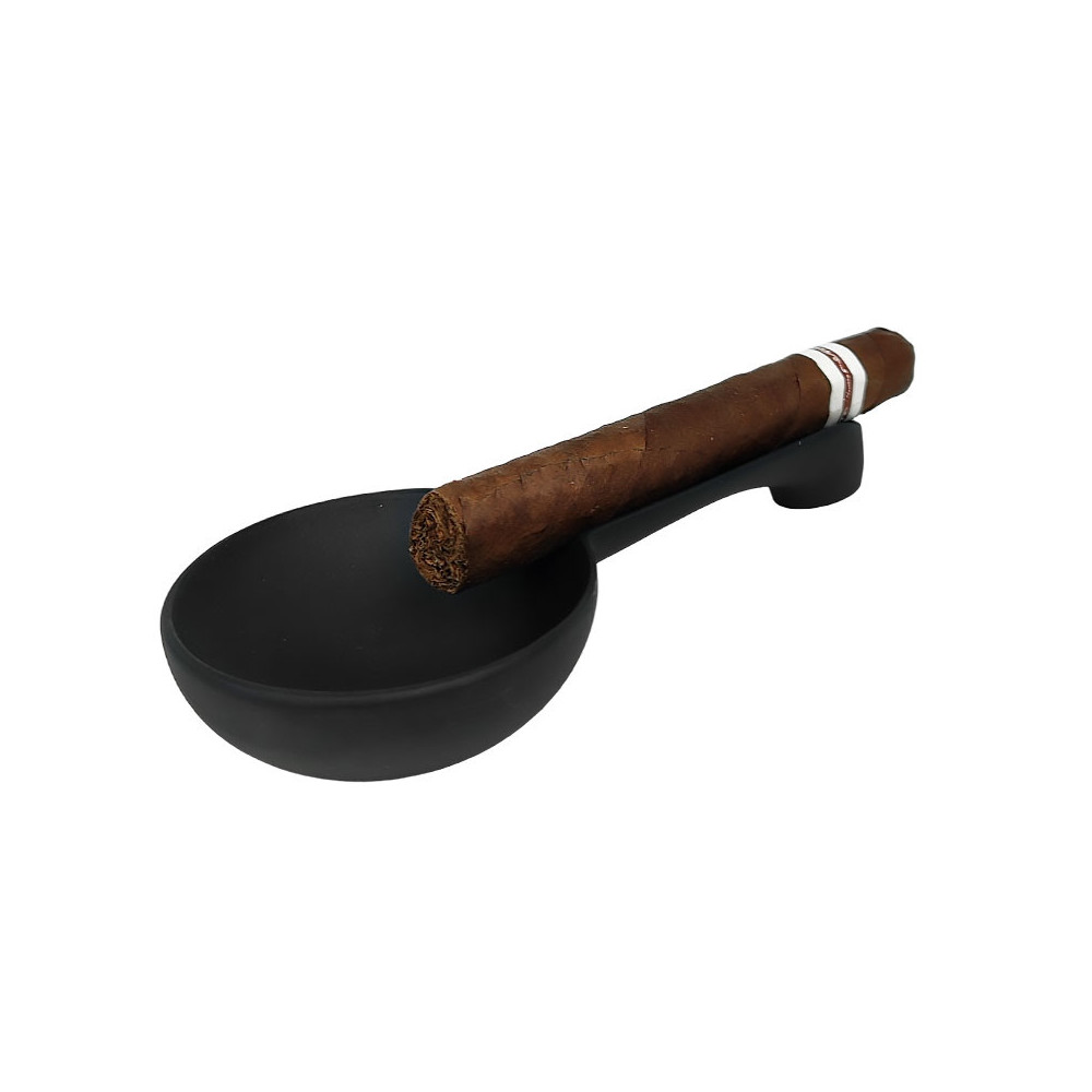 Zigarrenaschenbecher Schwarz Eins