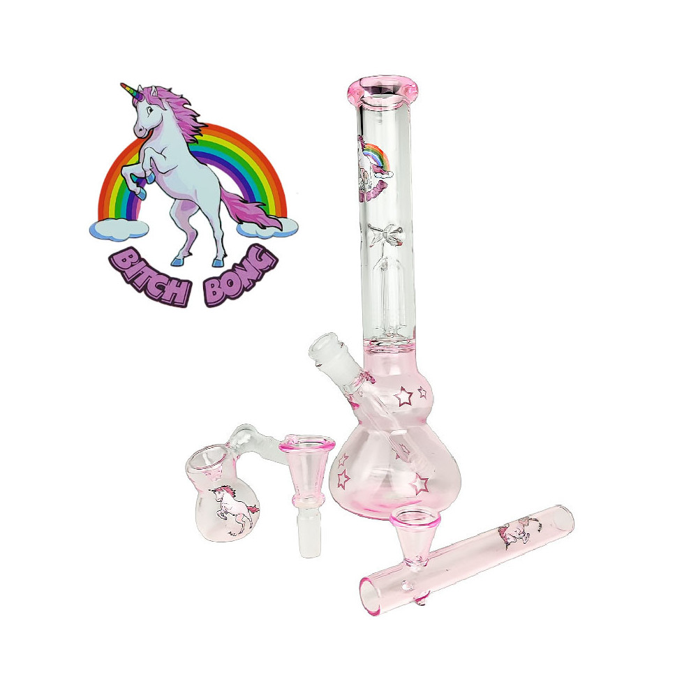Bong-Set Bitch Bong Pink