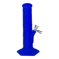 Silikon-Bong 23 cm Blau