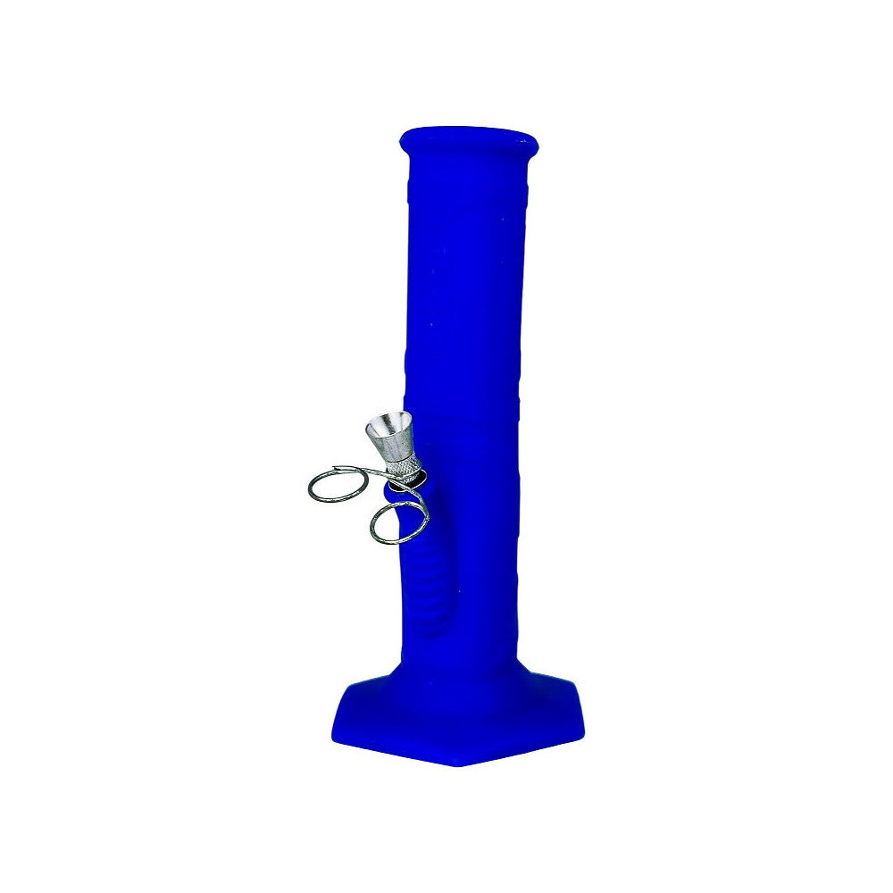Silikon-Bong 23 cm Blau