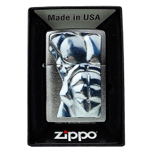 Zippo-Feuerzeug, männlicher Torso, 3D