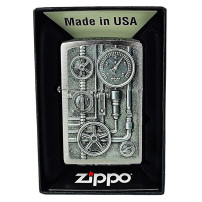Zippo Steam System Emblem Feuerzeug