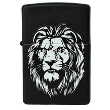 Zippo Feuerzeug Löwe Schwarz & Weiß