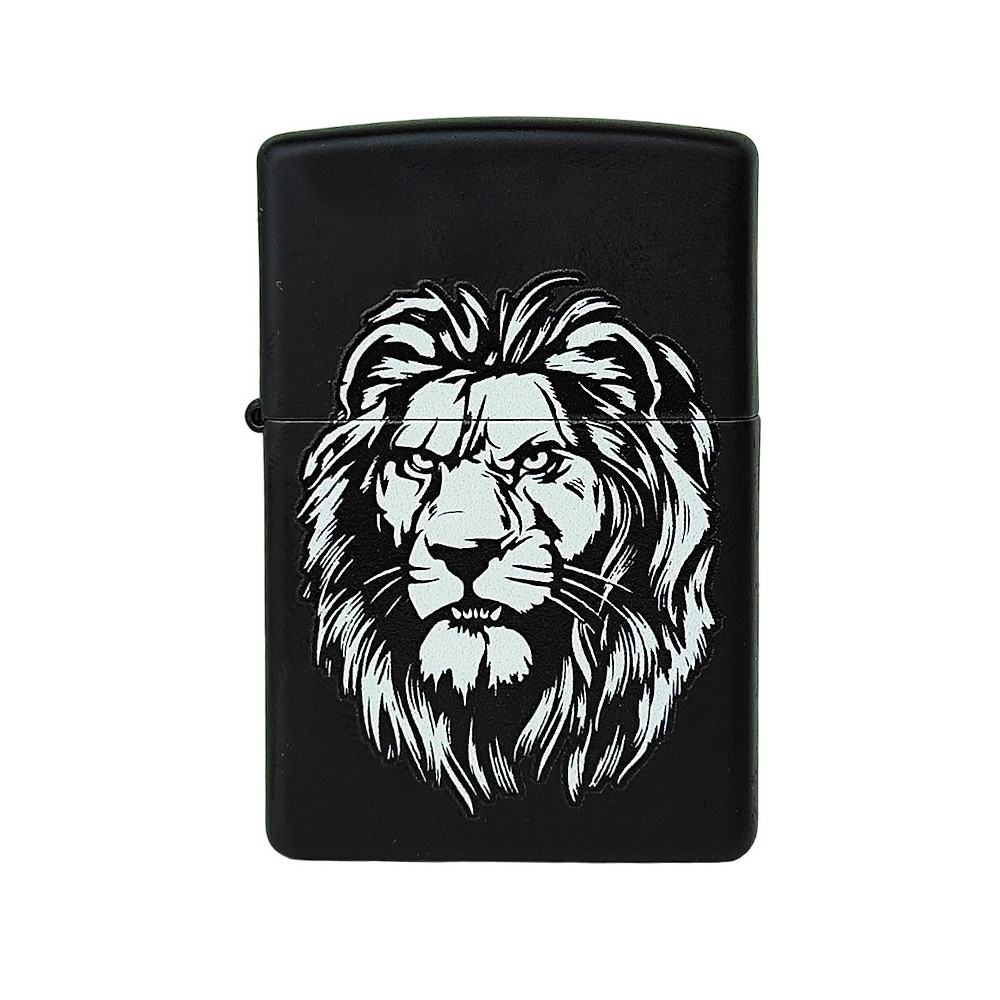 Zippo Feuerzeug Löwe Schwarz & Weiß
