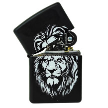 Zippo Feuerzeug Löwe Schwarz & Weiß