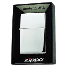 Zippo Feuerzeug, verchromt, hochglanzpoliert