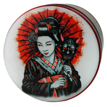 Grinder Grinder Geisha rot 50mm