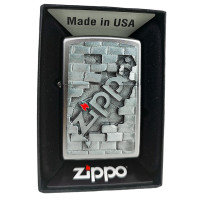 ZIPPO Wandfeuerzeug mit Emblem – in Originalverpackung