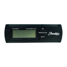 Digitales Hygrometer schwarz Passatore
