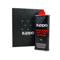 Zippo-Geschenkset mit Feuersteinen und Benzin