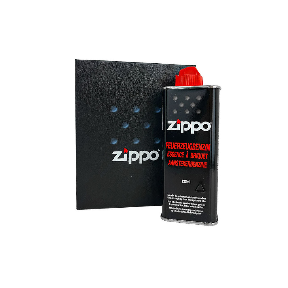 Zippo-Geschenkset mit Feuersteinen und Benzin
