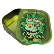 Roll Tray Box Green Rick 18x14x5cm