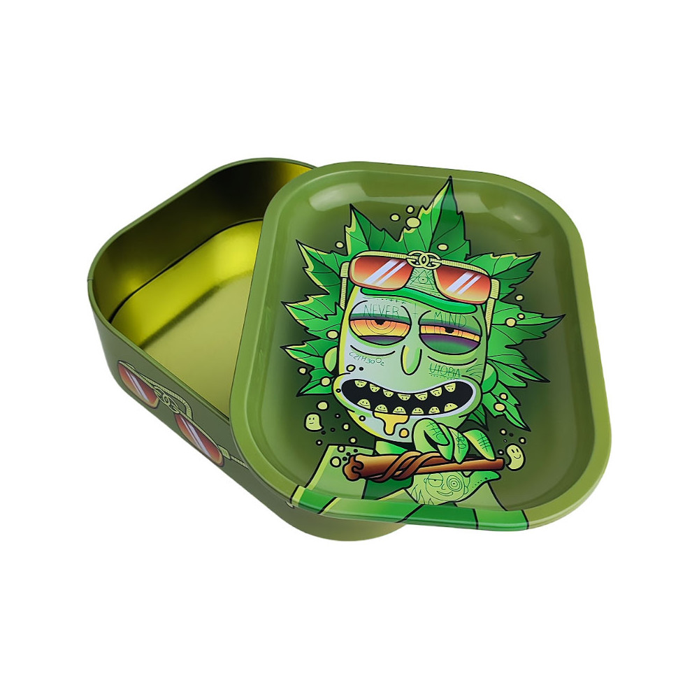 Roll Tray Box Green Rick 18x14x5cm