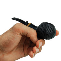 Bulldog-Pfeife schwarz 10914