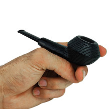 Bulldog-Pfeife schwarz 10916