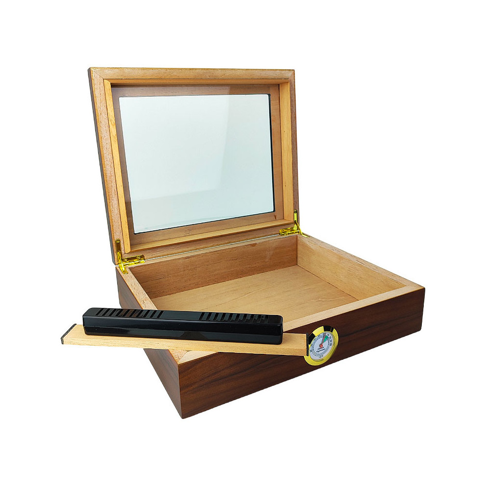 Humidor Gastro Walnut Hygrofront