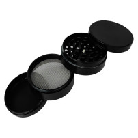 Küchenmaschine, schwarz, 55 mm, 4-teilig, Zink