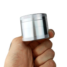 Grinder, Aluminium, 55 mm, silber
