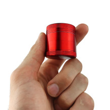 Mühle/Brecher aus Aluminium, 40 mm, rot