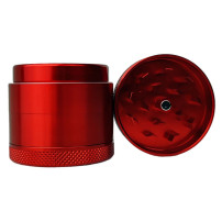 Mühle/Brecher aus Aluminium, 40 mm, rot
