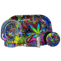 Raucherset mit buntem Ganja