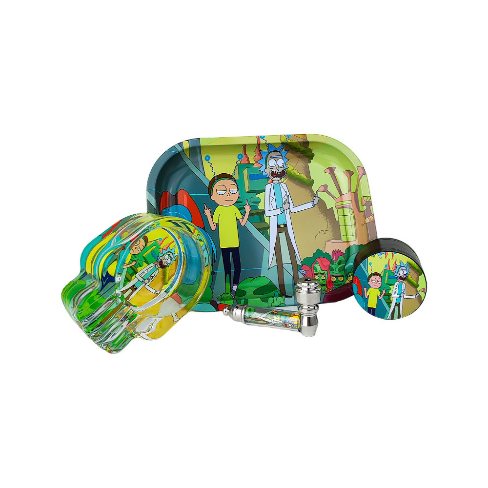 Rick-und-Morty-Raucherset – Super-Rasta-Set | Smokeshop.at