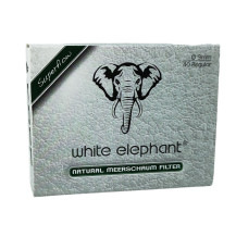 Pfeifenfilter White Elephant Meerschaum 9 mm 40 Stück