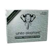 Pfeifenfilter White Elephant Meerschaum 9 mm 40 Stück