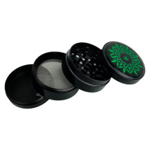 Schwarzer Graszerkleinerer 50 mm 4-teilig