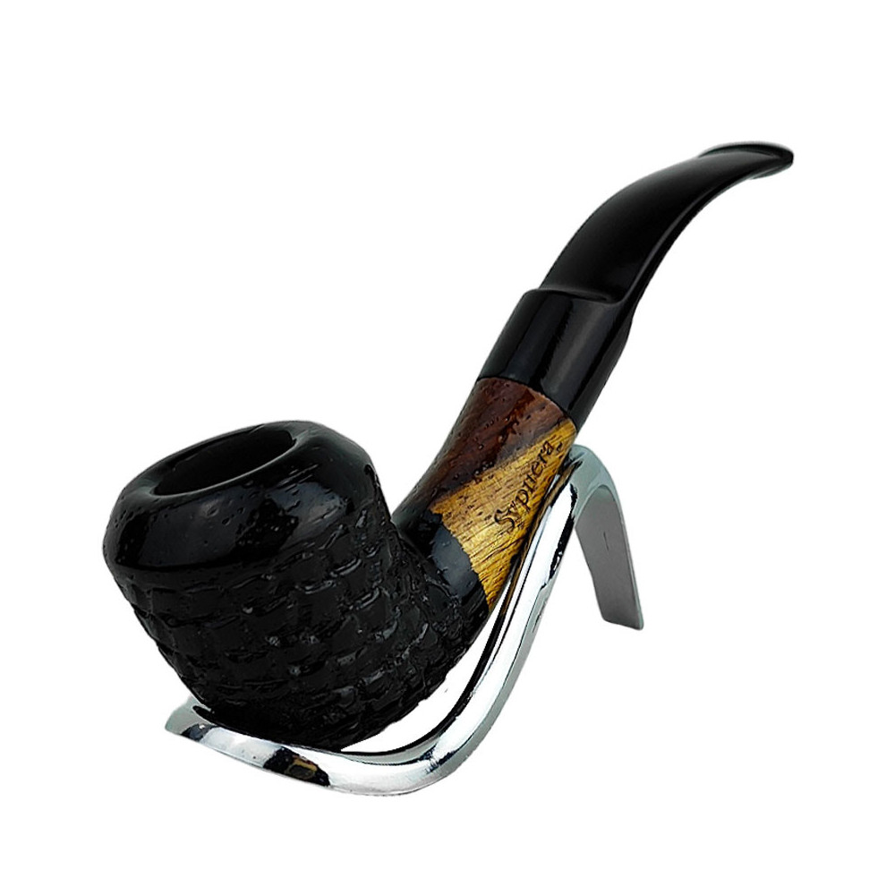 Pfeife Sypuera Rustikal schwarz/braun 11072