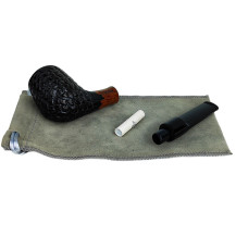 Pfeifensypuera Rustikal schwarz/braun 11077