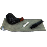 Pfeifensypuera Rustikal schwarz/braun 11077