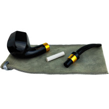 Pfeife Sypuera Lux schwarz & gold 11085