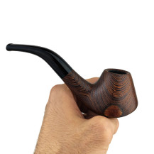 Pfeifensypuera dunkelbraun matt Zeichnung 11041