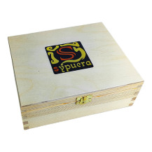 Sypuera Geschenkset mit braunen Pfeifen: Holzbox