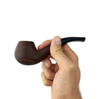 Pfeifensypuera dunkelbraun matt Zeichnung 11102