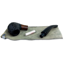 Pfeife Sypuera Rustikal schwarz/braun 11076