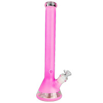 Bongglas, rosa, 46 cm