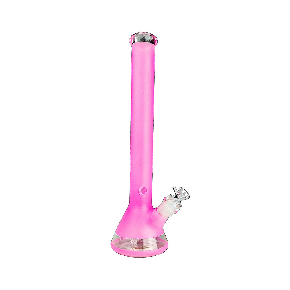 Bongglas, rosa, 46 cm