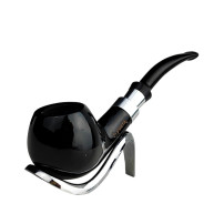 Pfeife Sypuera Lux schwarz & silber 11088