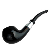 Pfeife Sypuera Lux schwarz & silber 11088
