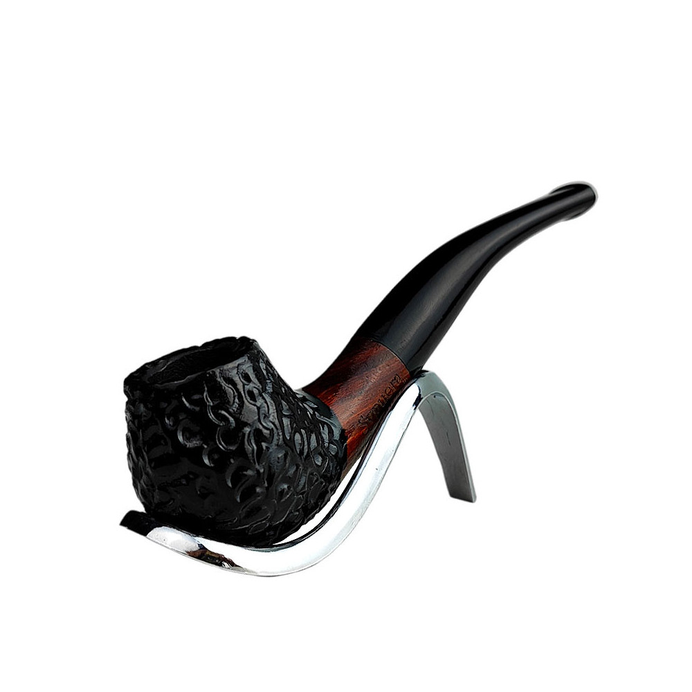 Pfeifensypuera Rustikal schwarz/braun 11069