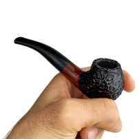 Pfeifensypuera Rustikal schwarz/braun 11069