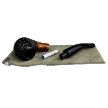 Pfeife Sypuera Rustikal schwarz/braun 11073
