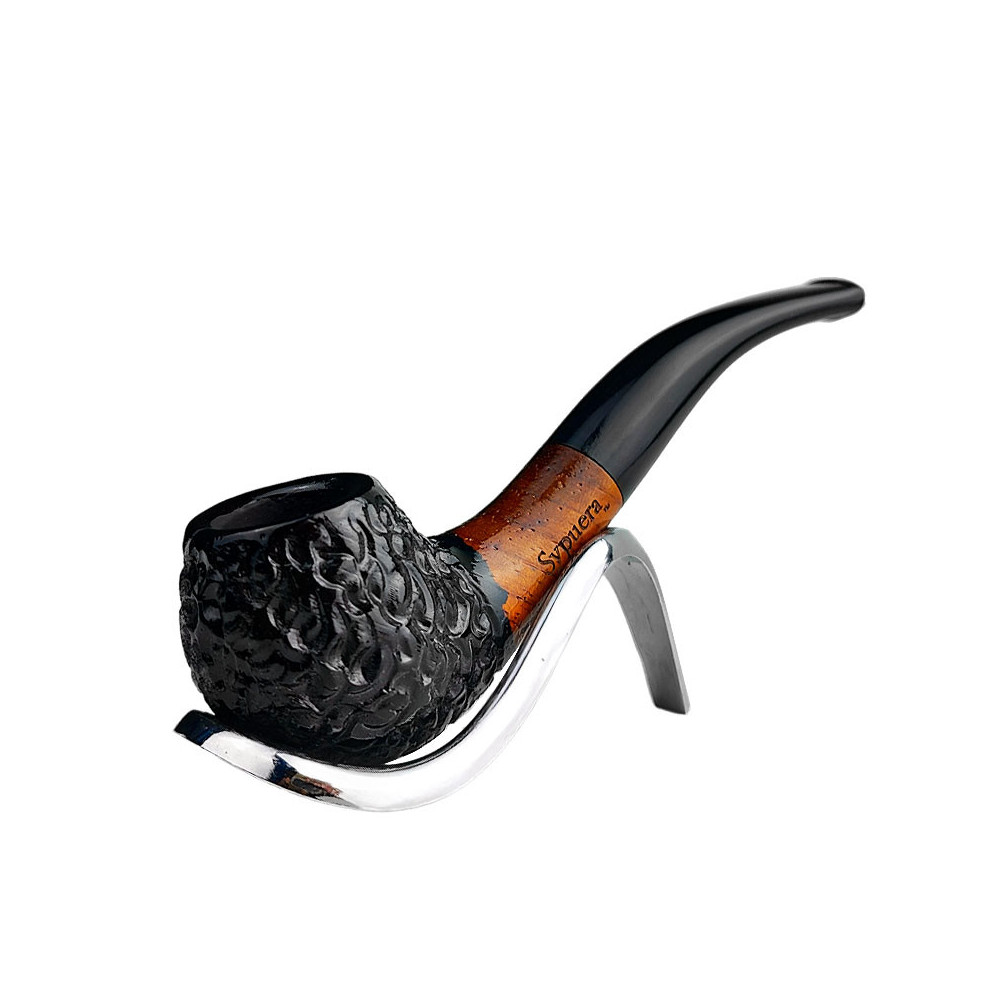 Pfeifensypuera Rustikal schwarz/braun 11068