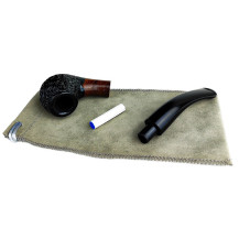 Pfeifensypuera Rustikal schwarz/braun 11068